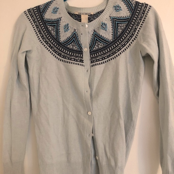 Lucky brand beaded cardigan - Picture 1 of 3